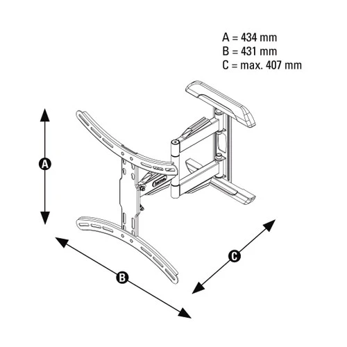 Hama Full Motion XL 3 Sterren 18 Hama Full Motion XL 3 Sterren - Afbeelding 16