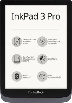 Pocketbook Inkpad 3 Pro Zwart + BlueBuilt Oplader -Samsung || APPLE || Google Winkel 1278245 1
