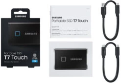 Samsung T7 Touch Portable SSD 1TB Zwart - Duo Pack -Samsung || APPLE || Google Winkel 1348561 1