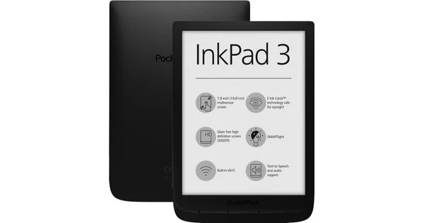 Pocketbook Inkpad 3 Zwart 3 Pocketbook Inkpad 3 Zwart