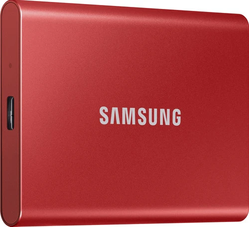 Samsung T7 Portable SSD 1TB Rood 3 Samsung T7 Portable SSD 1TB Rood