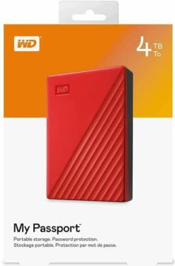 WD My Passport 4TB Red -Samsung || APPLE || Google Winkel 1472684