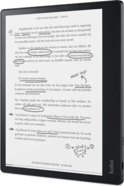 Kobo Elipsa Blauw + Back Cover + Stylus -Samsung || APPLE || Google Winkel 1584772