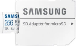 Samsung EVO Plus 256GB MicroSDXC + SD Adapter -Samsung || APPLE || Google Winkel 1625483