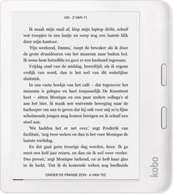 Kobo Libra 2 Wit + BlueBuilt Book Case Zwart -Samsung || APPLE || Google Winkel 1648768 2