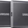 Samsung T7 Portable SSD 2TB Grijs - Duo Pack -Samsung || APPLE || Google Winkel 1658622