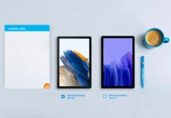 Samsung Galaxy Tab A8 64GB Wifi + 4G Grijs + Just In Case Kids Cover Roze -Samsung || APPLE || Google Winkel 1669504 1