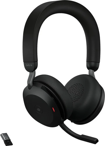 Jabra Evolve2 USB A MS TEAMS 75 Draadloze Office Headset Met Oplaadstandaard Zwart 4 Jabra Evolve2 USB A MS TEAMS 75 Draadloze Office Headset Met Oplaadstandaard Zwart - Afbeelding 2