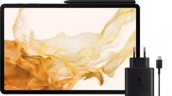 Samsung Galaxy Tab S8 Plus 12.4 Inch 256GB Wifi Grijs + 45W Snellader