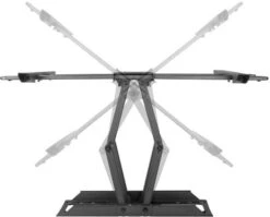 BlueBuilt Draaibare Muurbeugel 48" - 75" Zwart -Samsung || APPLE || Google Winkel 1706083