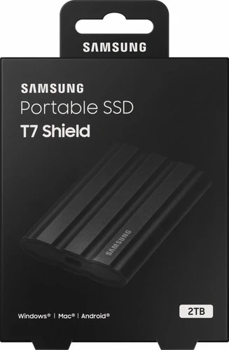 Samsung Portable SSD T7 Shield 2TB Zwart - Duo Pack 10 Samsung Portable SSD T7 Shield 2TB Zwart - Duo Pack - Afbeelding 8