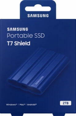 Samsung Portable SSD T7 Shield 2TB Blauw - Duo Pack 21 Samsung Portable SSD T7 Shield 2TB Blauw - Duo Pack -Samsung || APPLE || Google Winkel 1743344 1