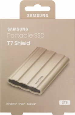 Samsung Portable SSD T7 Shield 2TB Beige - Duo Pack 22 Samsung Portable SSD T7 Shield 2TB Beige - Duo Pack -Samsung || APPLE || Google Winkel 1743361