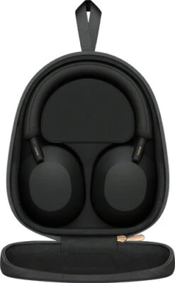 Sony WH-1000XM5 Zwart + BlueBuilt Quick Charge Oplader Met Usb A Poort 18W Zwart -Samsung || APPLE || Google Winkel 1755764