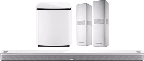 Bose Smart Soundbar 900 Wit + Bass Module 700 Wit + Surround Speakers 700 Wit 3 Bose Smart Soundbar 900 Wit + Bass Module 700 Wit + Surround Speakers 700 Wit
