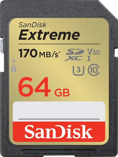 SanDisk SDXC Extreme 64GB 170mb/s 3 SanDisk SDXC Extreme 64GB 170mb/s