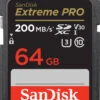 SanDisk SDXC Extreme Pro 64GB 200mb/s -Samsung || APPLE || Google Winkel 1765839