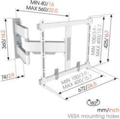 Vogel's Elite 5445 Wit 18 Vogel's Elite 5445 Wit -Samsung || APPLE || Google Winkel 1774286