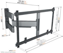 Vogel's Elite 5645 Zwart -Samsung || APPLE || Google Winkel 1774338