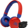 JBL JR310BT Rood + BlueBuilt Quick Charge Oplader Met Usb A Poort -Samsung || APPLE || Google Winkel 1807199