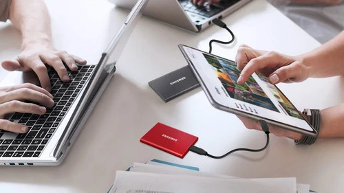 Samsung Portable SSD T7 500GB Grijs - Duo Pack 12 Samsung Portable SSD T7 500GB Grijs - Duo Pack - Afbeelding 10