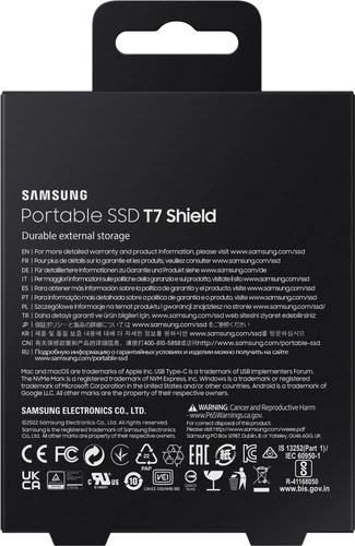 Samsung T7 Shield 4TB Zwart 13 Samsung T7 Shield 4TB Zwart - Afbeelding 11