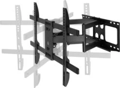 BlueBuilt Draaibare Muurbeugel 48" - 75" Zwart -Samsung || APPLE || Google Winkel 1871935