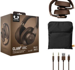 Fresh 'n Rebel Clam 2 ANC Brons + BlueBuilt Quick Charge Oplader Met Usb A Poort 18W Zwart -Samsung || APPLE || Google Winkel 1878724 1