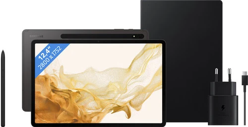 Samsung Galaxy Tab S8 Plus 12.4 Inch 256GB Wifi Grijs + Bescherm- En Oplaadpakket 3 Samsung Galaxy Tab S8 Plus 12.4 Inch 256GB Wifi Grijs + Bescherm- En Oplaadpakket