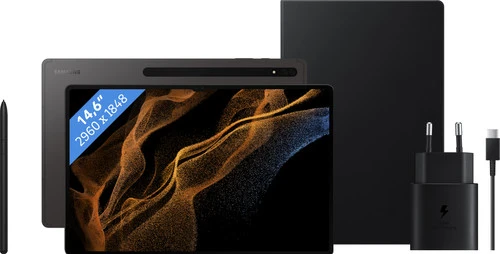 Samsung Galaxy Tab S8 Ultra 14.6 Inch 128GB Wifi Grijs + Bescherm- En Oplaadpakket 3 Samsung Galaxy Tab S8 Ultra 14.6 Inch 128GB Wifi Grijs + Bescherm- En Oplaadpakket