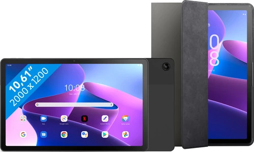 Lenovo Tab M10 Plus (3e Generatie) 10.6 Inch 64GB Wifi Grijs + Book Case Grijs 3 Lenovo Tab M10 Plus (3e Generatie) 10.6 Inch 64GB Wifi Grijs + Book Case Grijs
