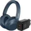 Sony WH-XB910N Blauw + BlueBuilt Quick Charge Oplader Met Usb A Poort 18W Zwart -Samsung || APPLE || Google Winkel 1941571