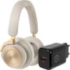 Bang & Olufsen Beoplay HX Goud + BlueBuilt Quick Charge Oplader Met Usb A Poort 18W Zwart -Samsung || APPLE || Google Winkel 1941577
