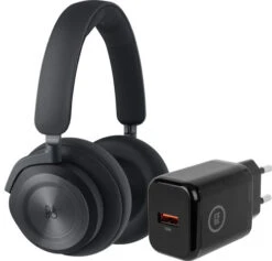 Bang & Olufsen Beoplay HX Zwart + BlueBuilt Quick Charge Oplader Met Usb A Poort 18W Zwart