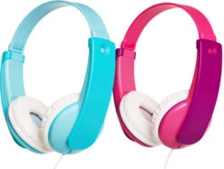 JVC HA-KD7 Blauw + JVC HA-KD7 Roze