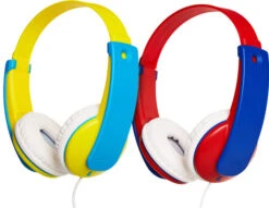 JVC HA-KD7 Geel + JVC HA-KD7 Rood