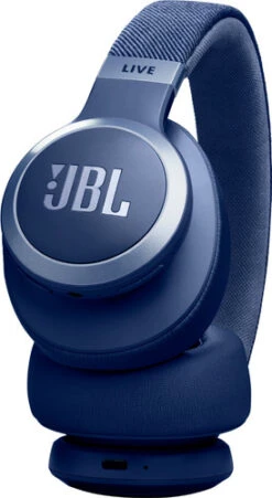 JBL Live 770NC Blauw + BlueBuilt Quick Charge Oplader Met Usb A Poort 18W Zwart -Samsung || APPLE || Google Winkel 1955609