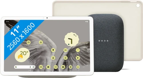 Google Pixel Tablet 128GB Wifi Creme + Pixel Tablet Back Cover Crème + Nest Audio Charcoal 3 Google Pixel Tablet 128GB Wifi Creme + Pixel Tablet Back Cover Crème + Nest Audio Charcoal