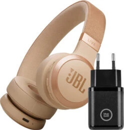 JBL Live 670NC Rosegoud + BlueBuilt Quick Charge Oplader Met Usb A Poort 18W Zwart