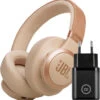 JBL Live 770NC Rosegoud + BlueBuilt Quick Charge Oplader Met Usb A Poort 18W Zwart -Samsung || APPLE || Google Winkel 1965485