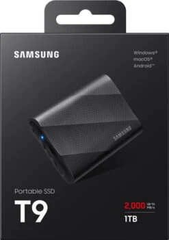 Samsung T9 Portable SSD 1TB Zwart - Duo-Pack -Samsung || APPLE || Google Winkel 1976603