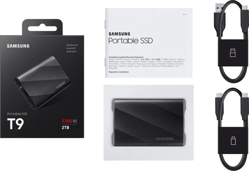 Samsung T9 Portable SSD 2TB Zwart - Duo-Pack 10 Samsung T9 Portable SSD 2TB Zwart - Duo-Pack - Afbeelding 8