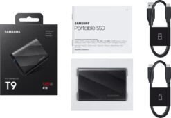 Samsung T9 Portable SSD 4TB Zwart - Duo-Pack 21 Samsung T9 Portable SSD 4TB Zwart - Duo-Pack -Samsung || APPLE || Google Winkel 1976635 1