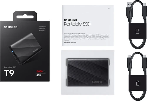 Samsung T9 Portable SSD 4TB Zwart - Duo-Pack 10 Samsung T9 Portable SSD 4TB Zwart - Duo-Pack - Afbeelding 8