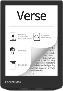 PocketBook Verse Grijs -Samsung || APPLE || Google Winkel 1979084