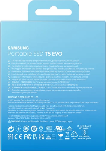 Samsung Portable SSD T5 EVO 2TB 12 Samsung Portable SSD T5 EVO 2TB - Afbeelding 10