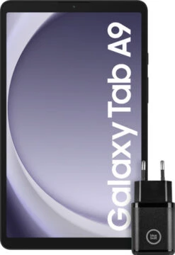 Samsung Galaxy Tab A9 8,7 Inch 128GB Wifi Grijs + BlueBuilt Oplader