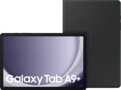 Samsung Galaxy Tab A9 Plus 11 Inch 128GB Wifi + 5G Grijs + Book Case Zwart